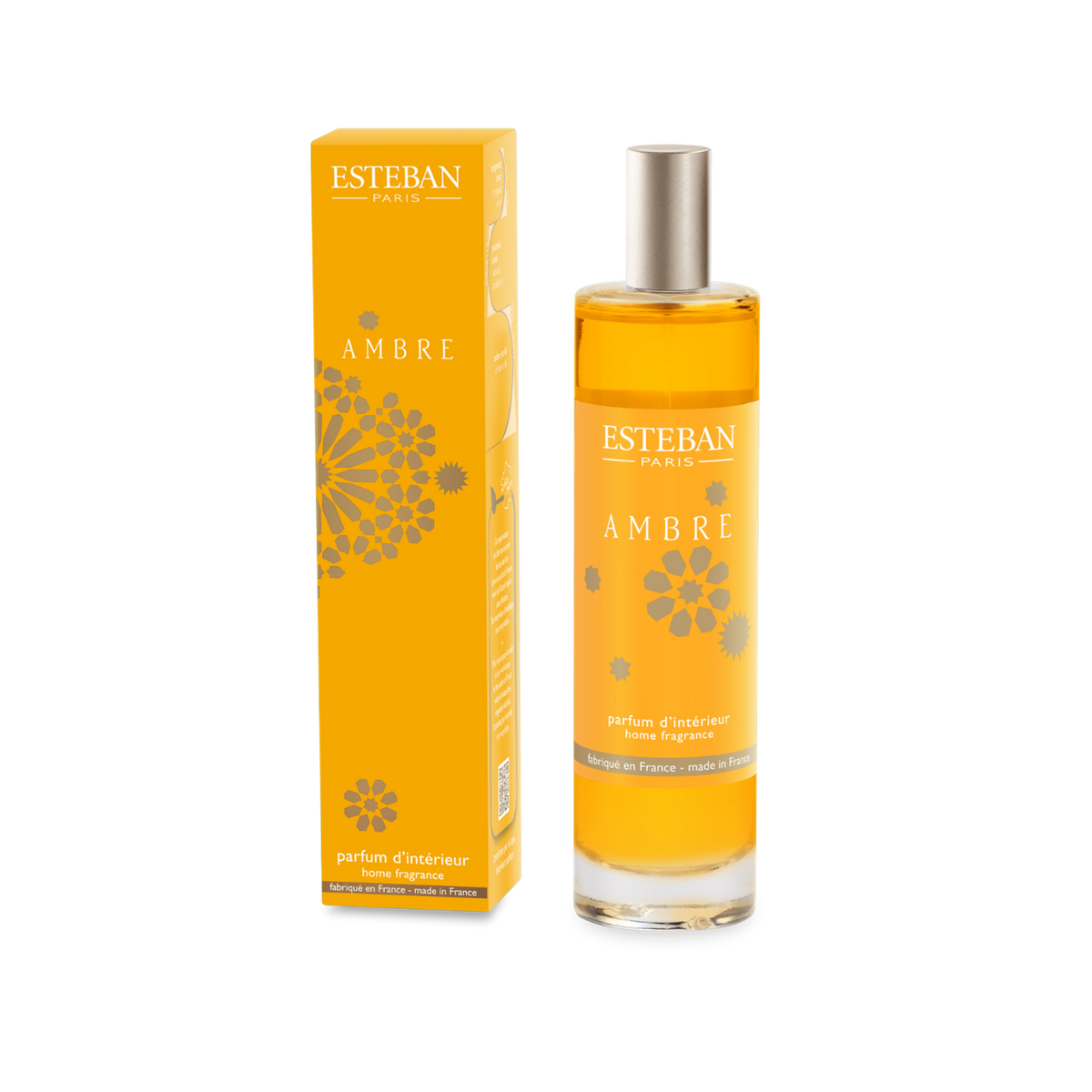 Vaporisateur d'ambiance - Ambre - 75ml | Estéban Paris Parfum
