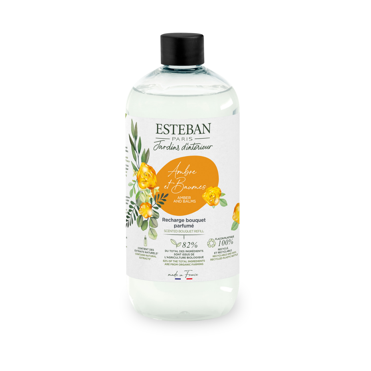 Refill for scented bouquet - Amber & balms - 500ml