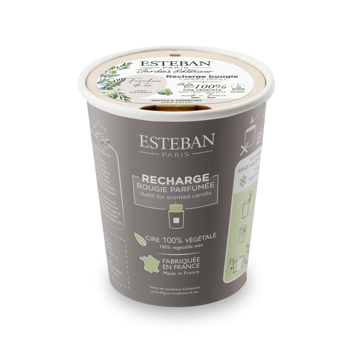 Refill for scented candle - Linen Freshness - 180g