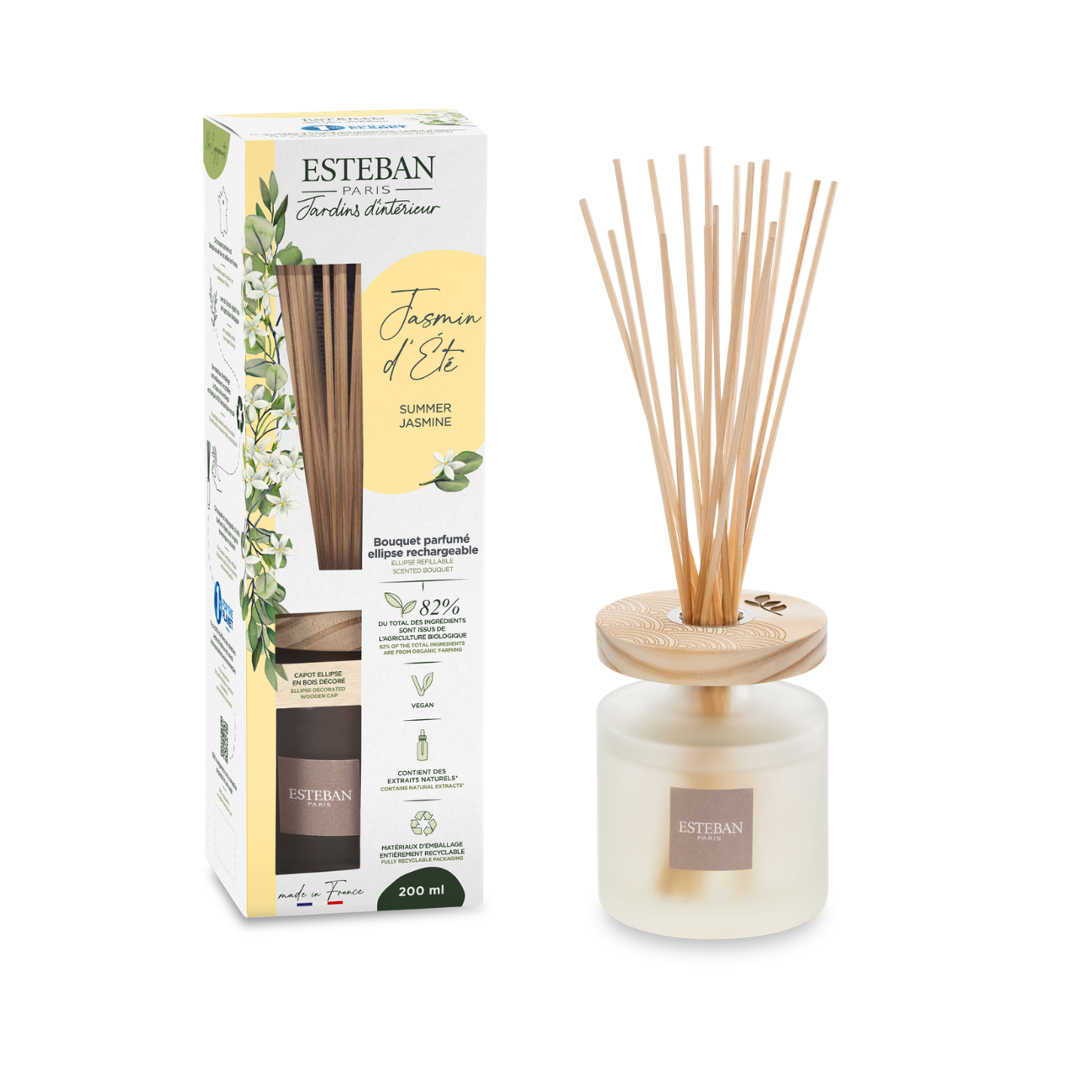 Ellipse scented bouquet - Summer Jasmine - refillable - 200ml