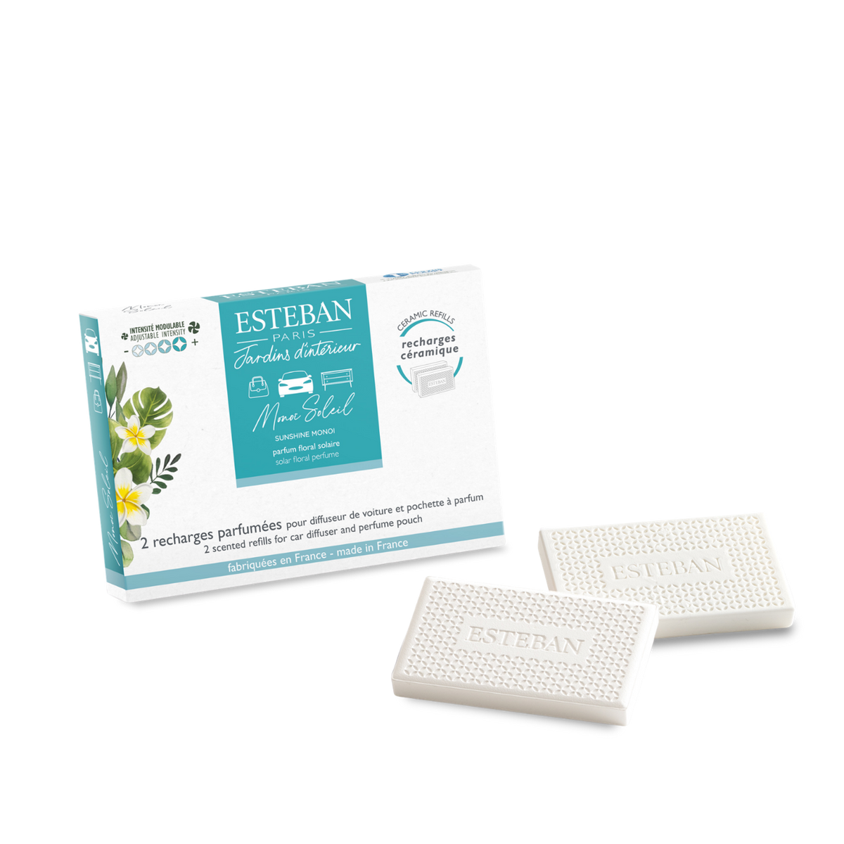 Car diffuser refill & fragrance pouch - Monoi sun