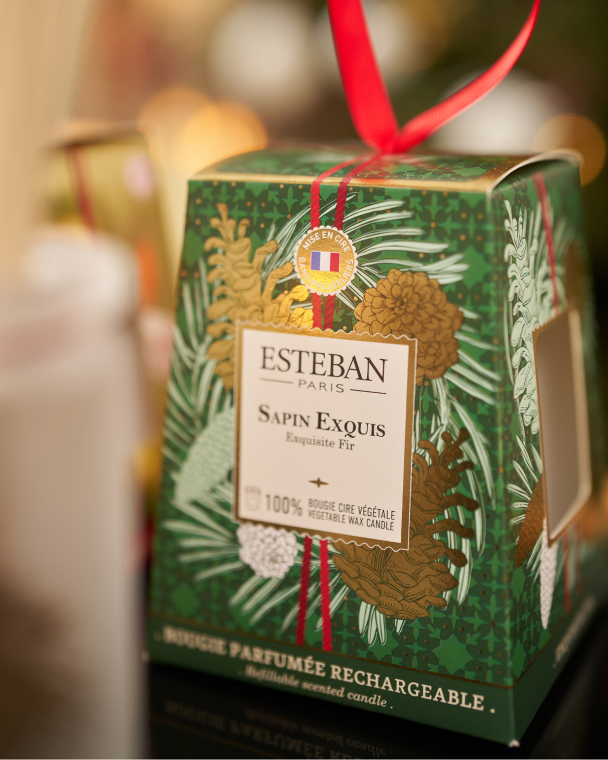 Bougie parfumée - Sapin Exquis - édition limitée Noël - rechargeable - 180g