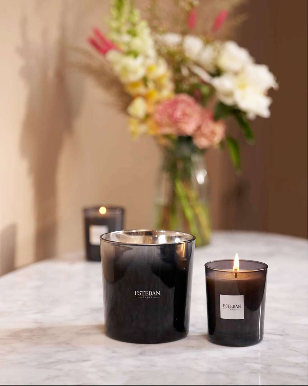 Bougie parfumée initiale - Eau d'Amazonie - rechargeable - 180g