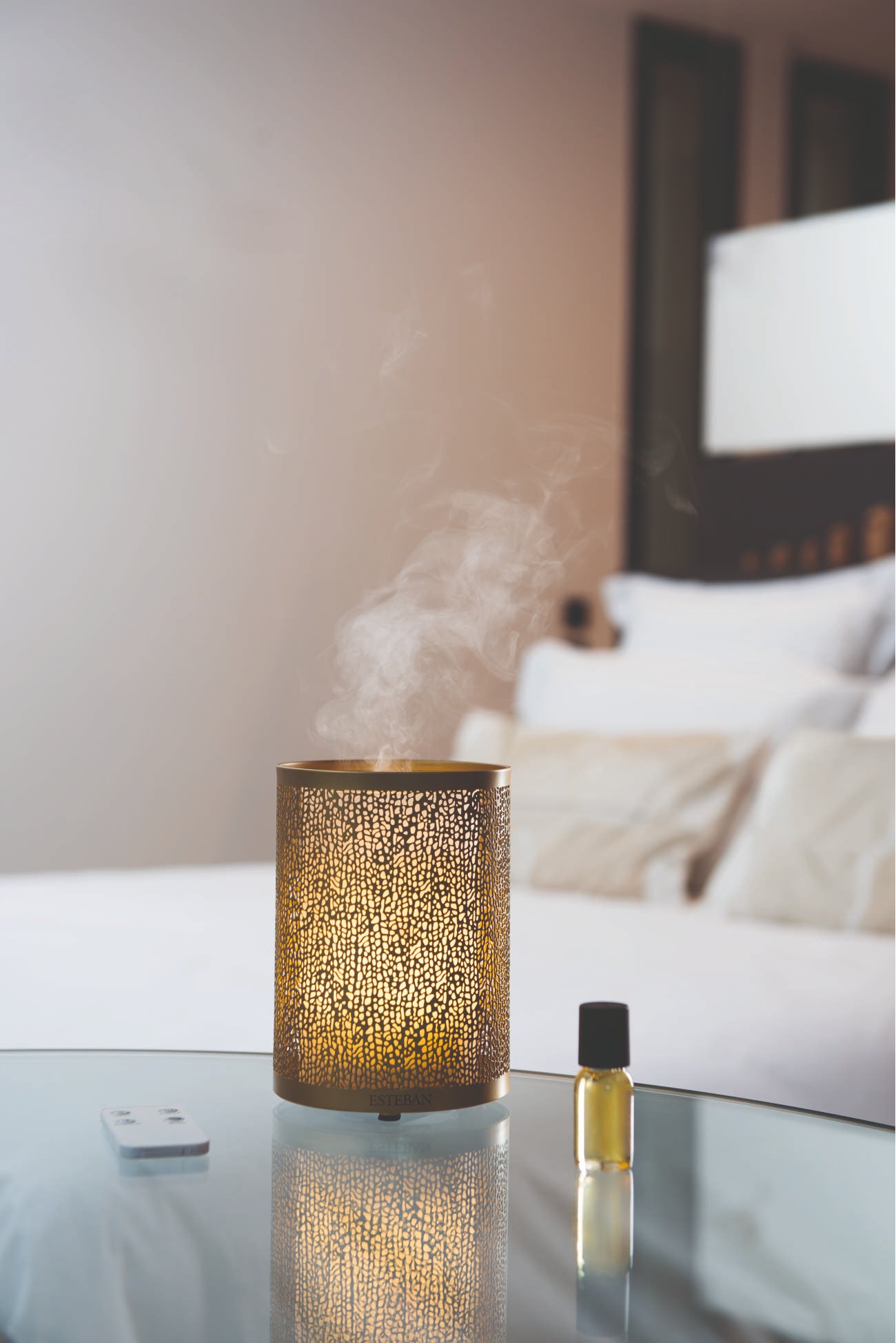 Diffuseur brume de parfum - édition Or & lumière