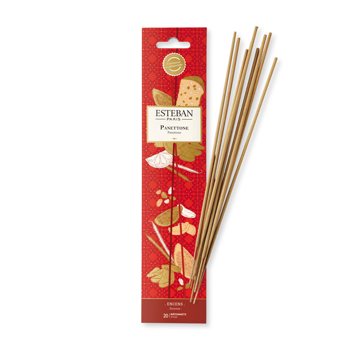Indian incense - Panettone - limited Christmas edition - 20 sticks
