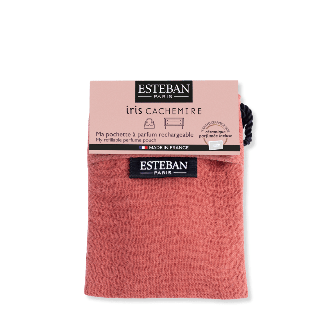 Pochette à parfum - Iris Cachemire - coloris Terracotta