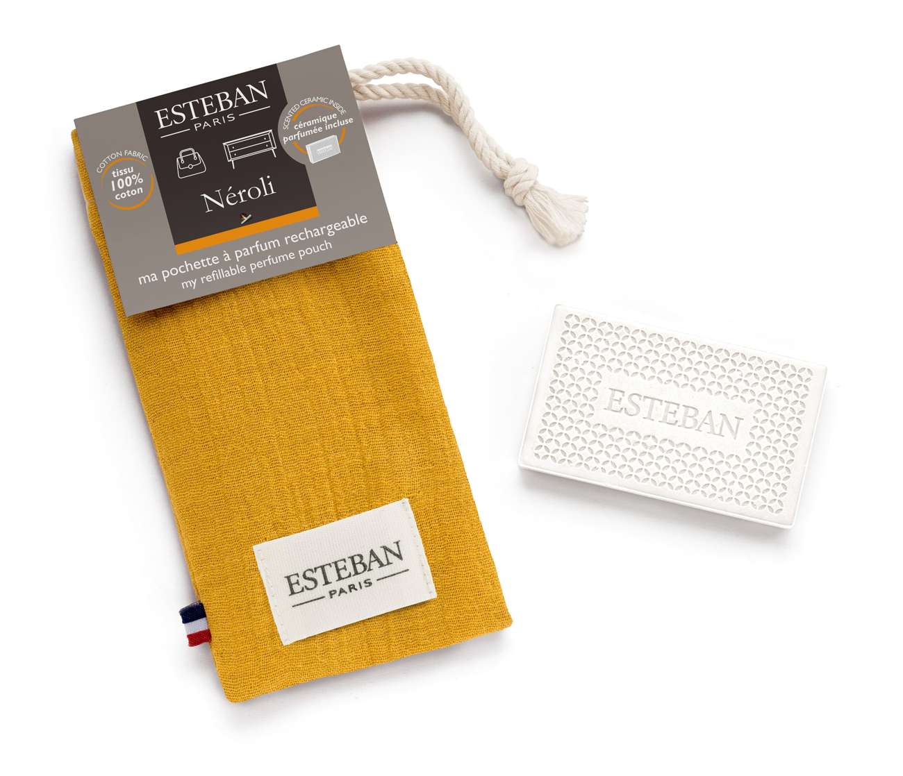 Pochette à parfum - Néroli - coloris Safran