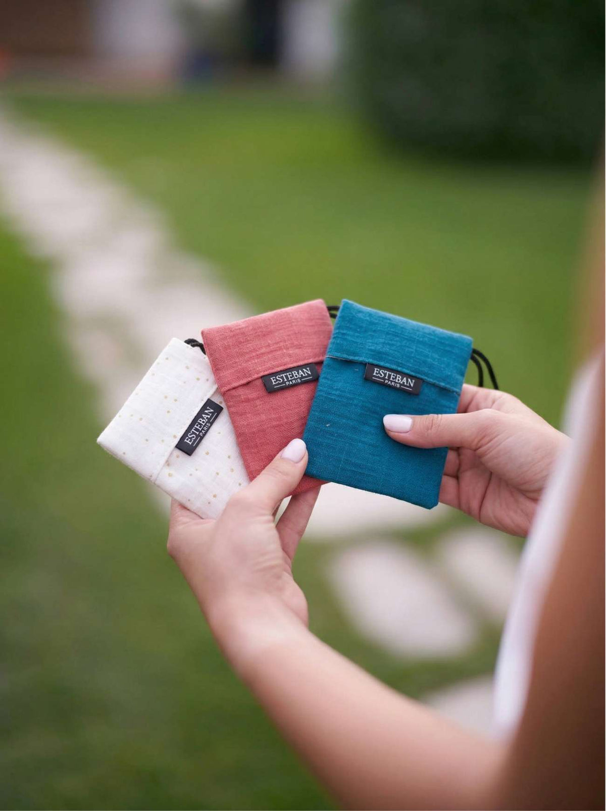 Pochette à parfum - Teck & Tonka - coloris Bleu