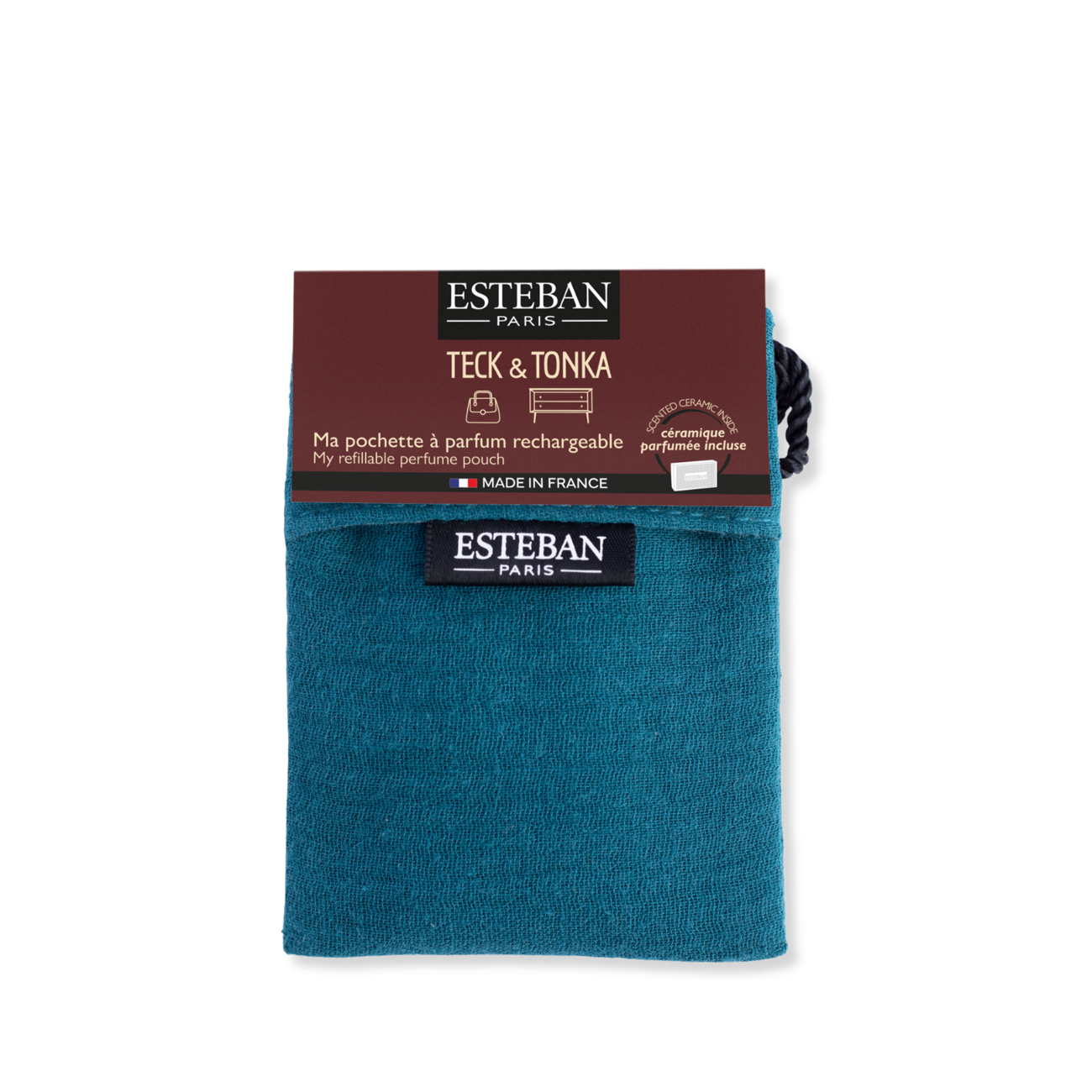 Perfume pouch - Teck & Tonka - coloris Terracotta