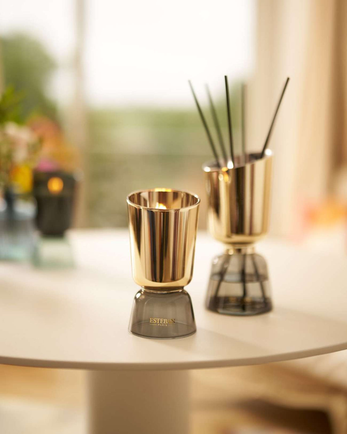 Bougie parfumée - Cèdre - Iconic Color - rechargeable - 200g