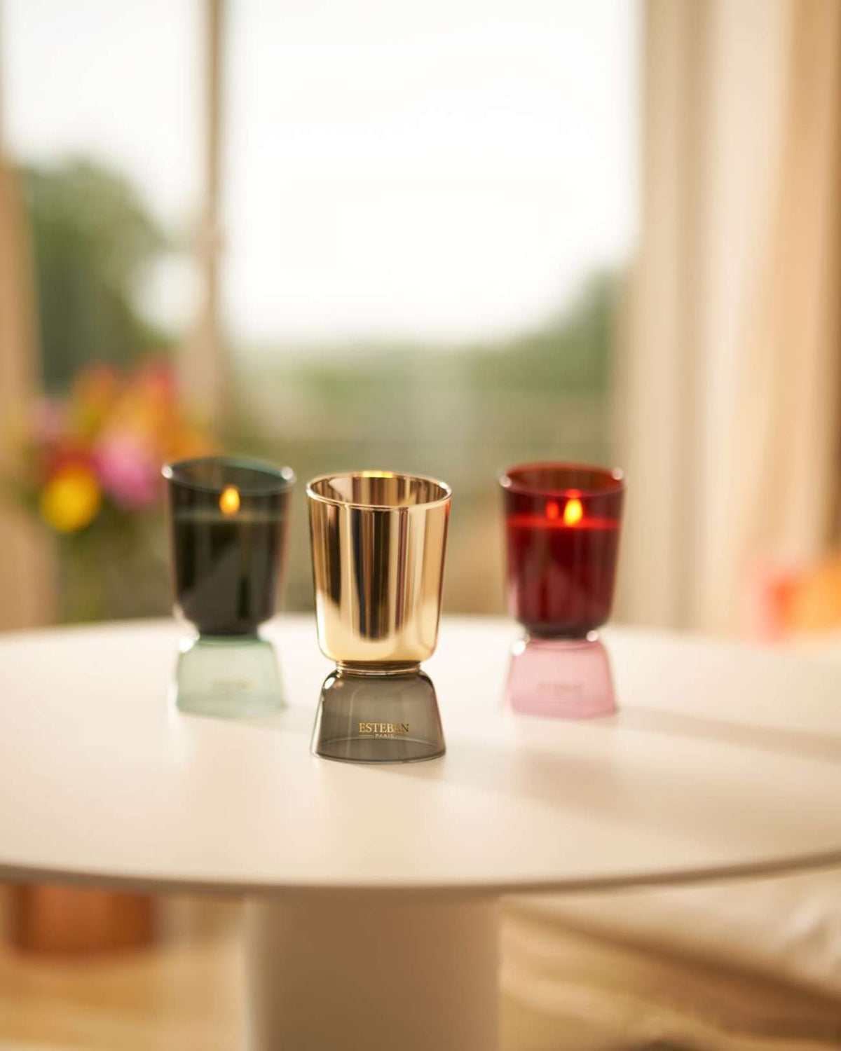 Bougie parfumée - Cèdre - Iconic Color - rechargeable - 200g