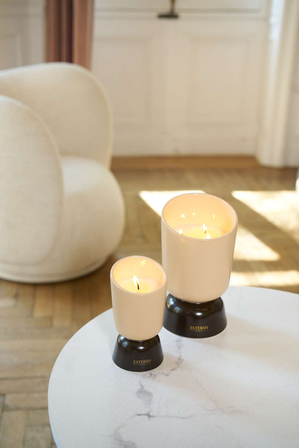 Scented candle - Vanille d'Or - Iconic Color - refillable - 220g