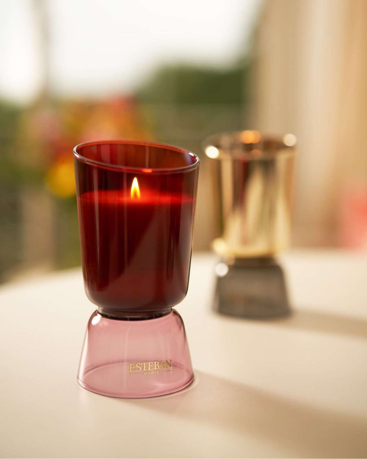 Bougie parfumée - Teck & Tonka - Iconic Color - rechargeable - 200g