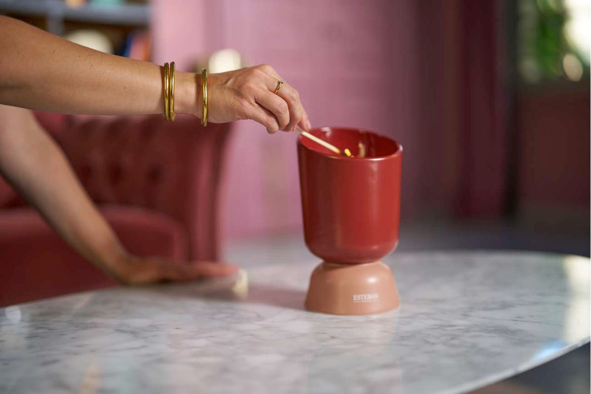 Scented candle - Teck & Tonka - Iconic Color - refillable - 700g