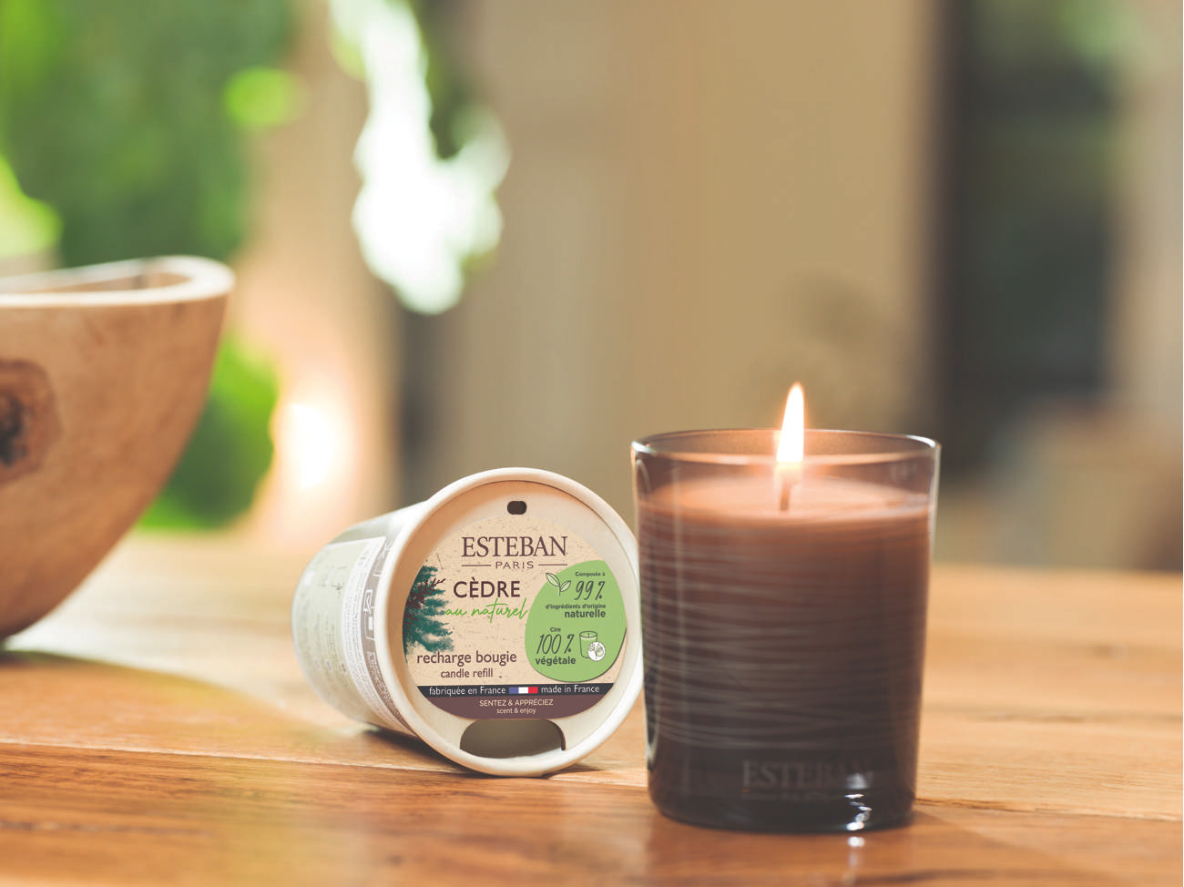 Refill for scented candle - Cèdre au naturel - 180g