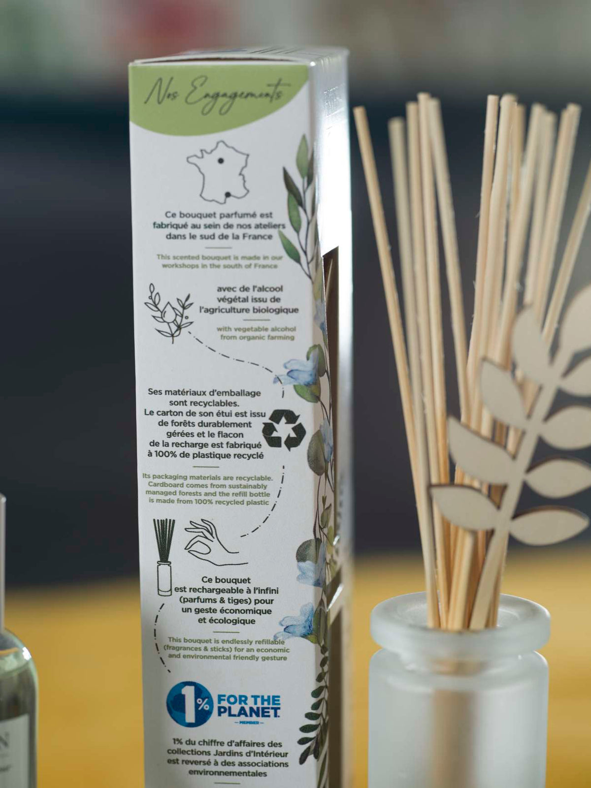 Initial scented bouquet - Linen Freshness - refillable - 100ml
