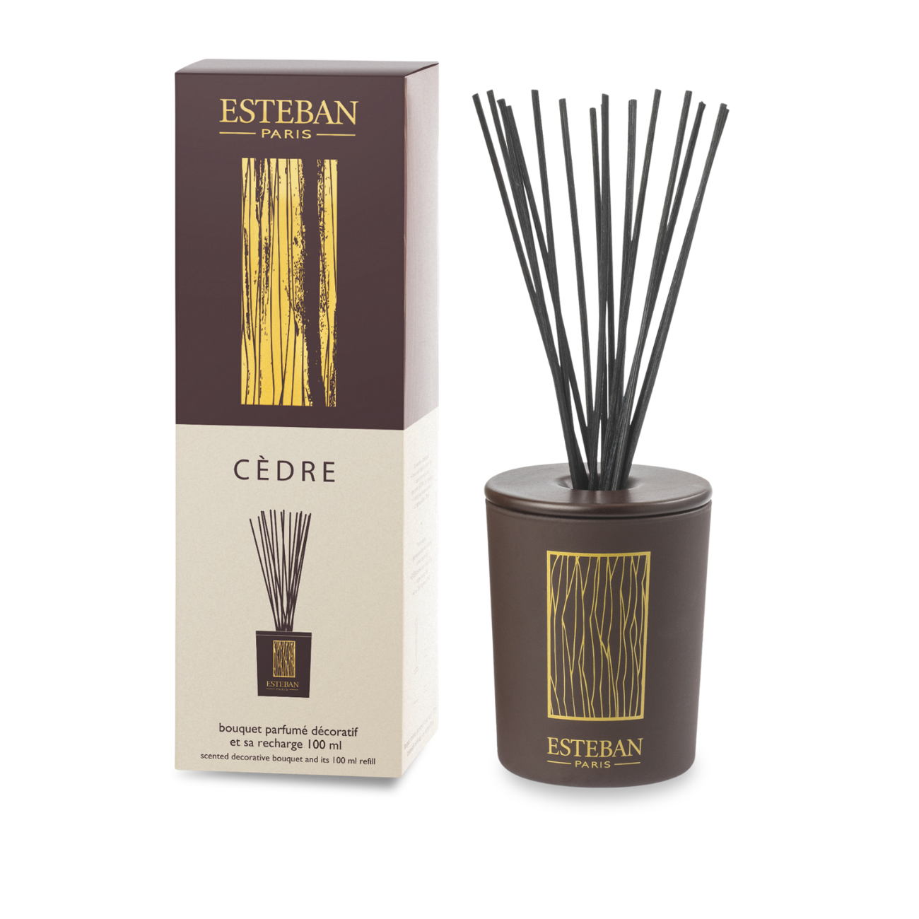Decorative Scented bouquet - Cèdre - refillable - 100ml