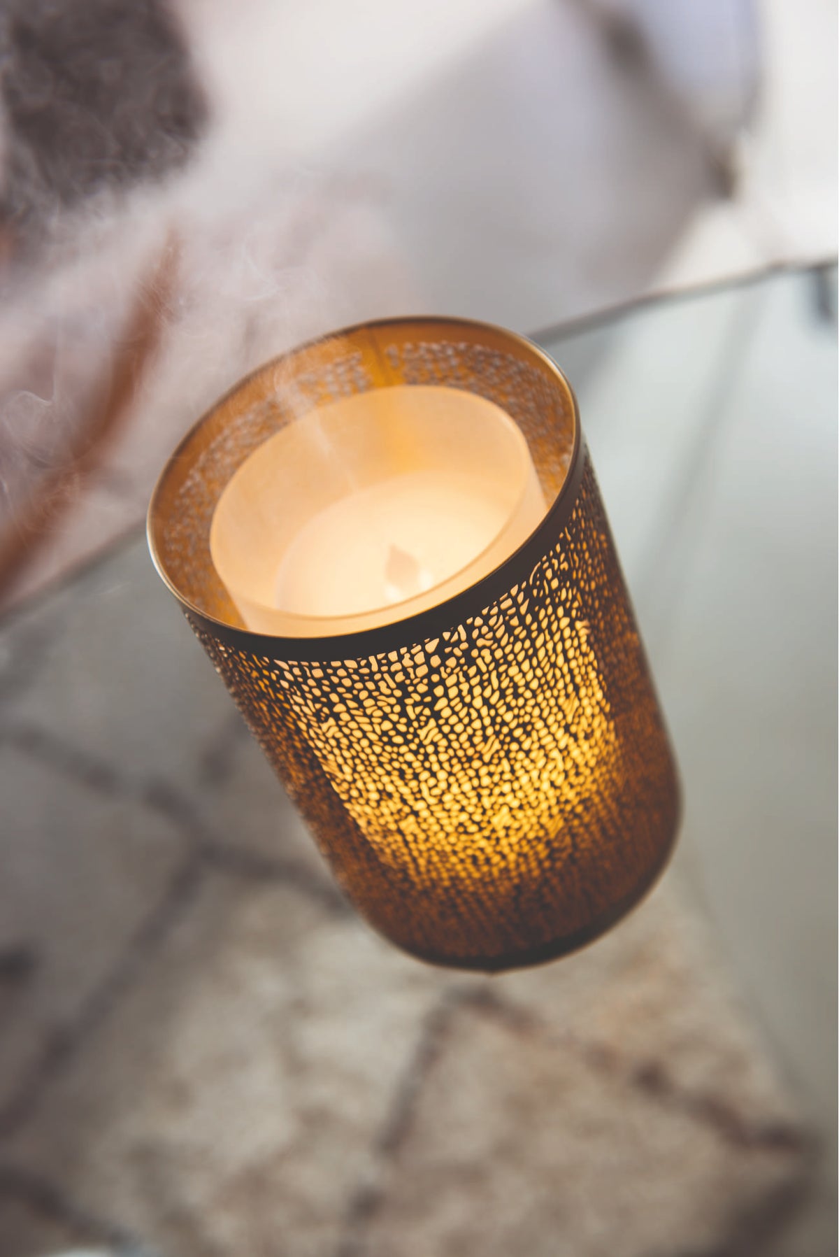 Diffuseur brume de parfum - édition Or & lumière
