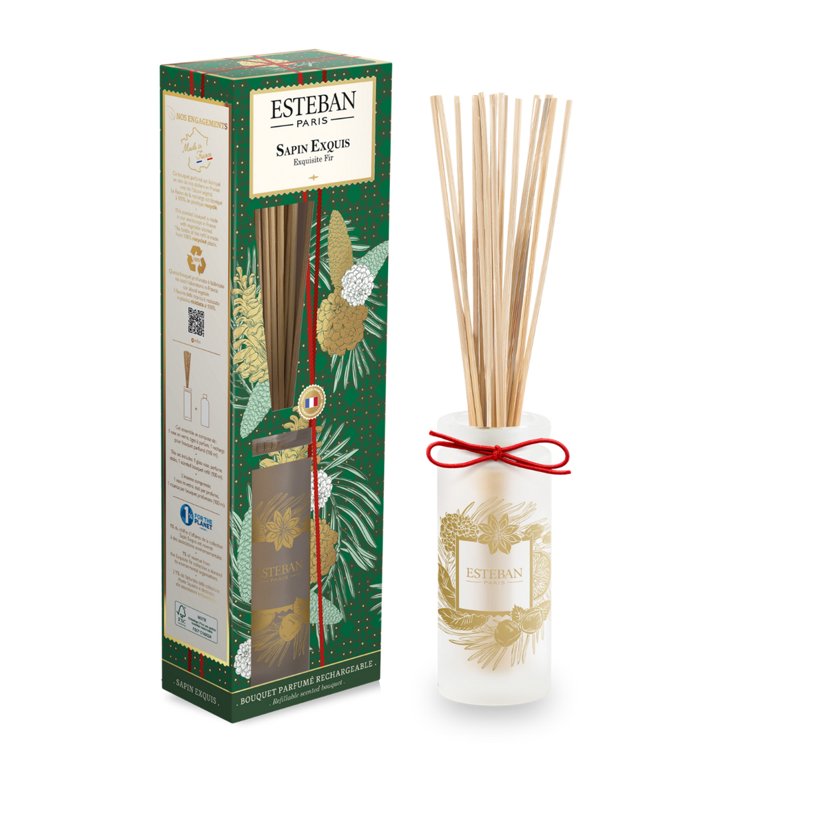 Bouquet parfumé - Sapin Exquis - édition limitée Noël - rechargeable - 100mL