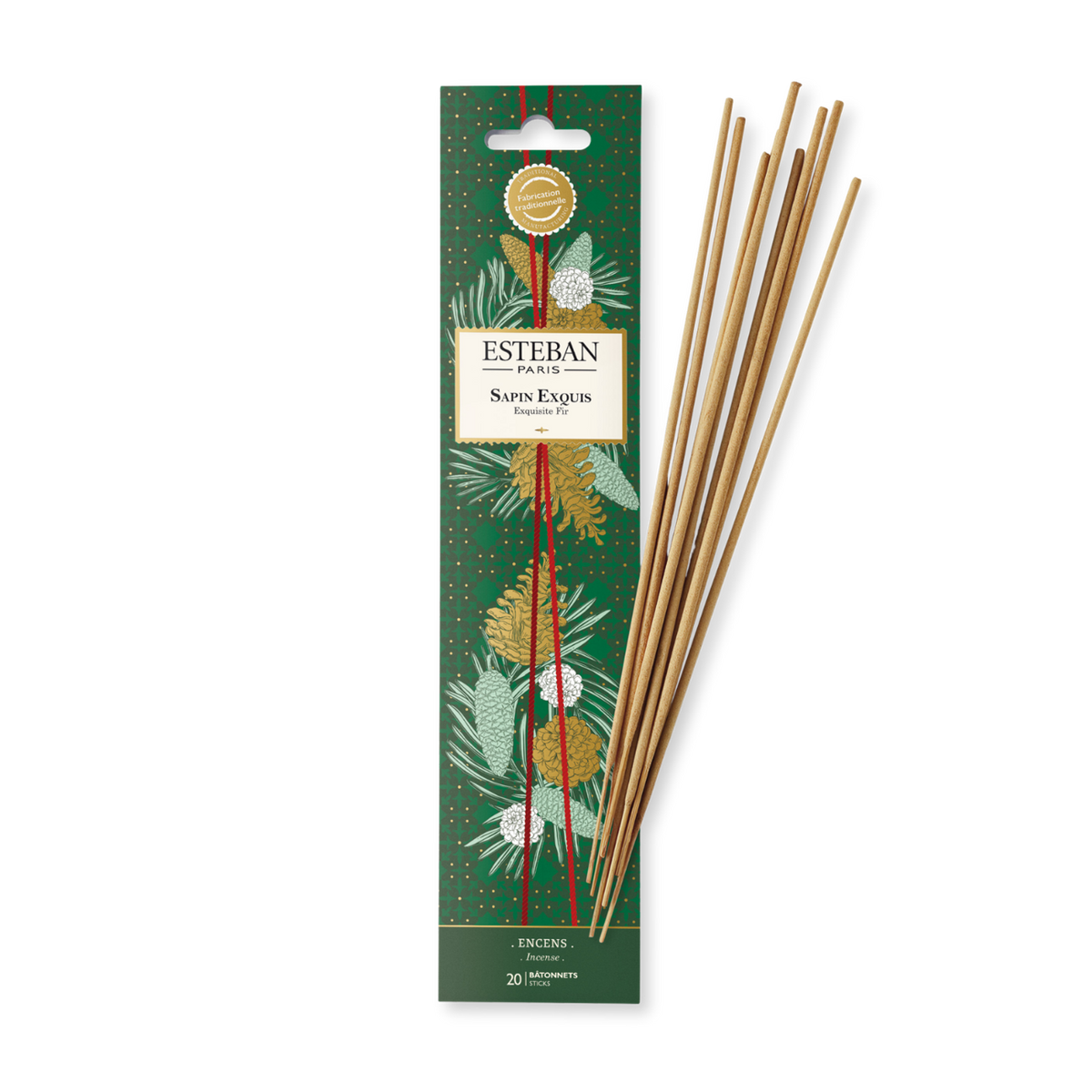 Encens indiens - Sapin Exquis - édition limitée Noël - 20 bâtonnets
