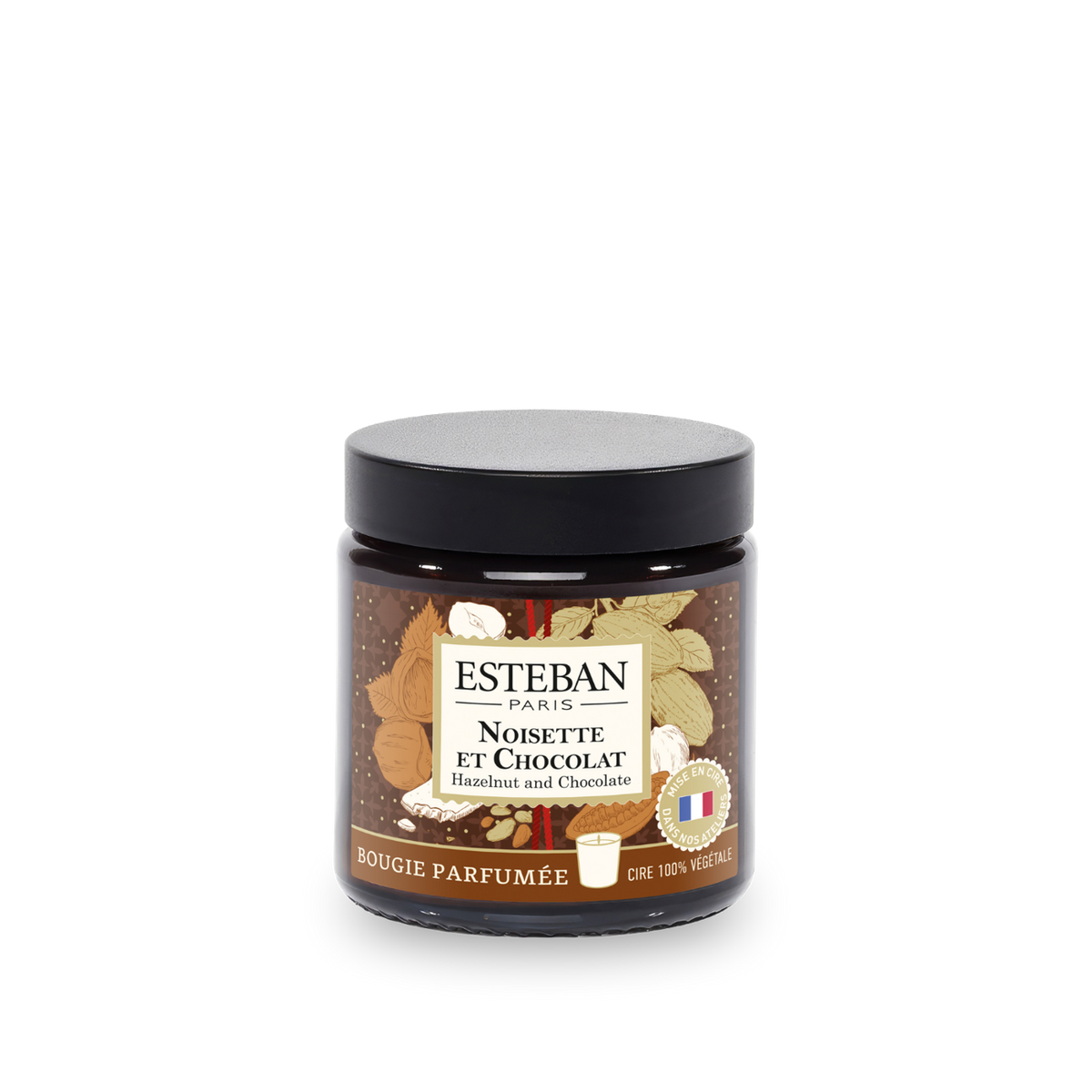 Scented candle in a hazelnut & chocolate jar - limited Christmas edition - 90g