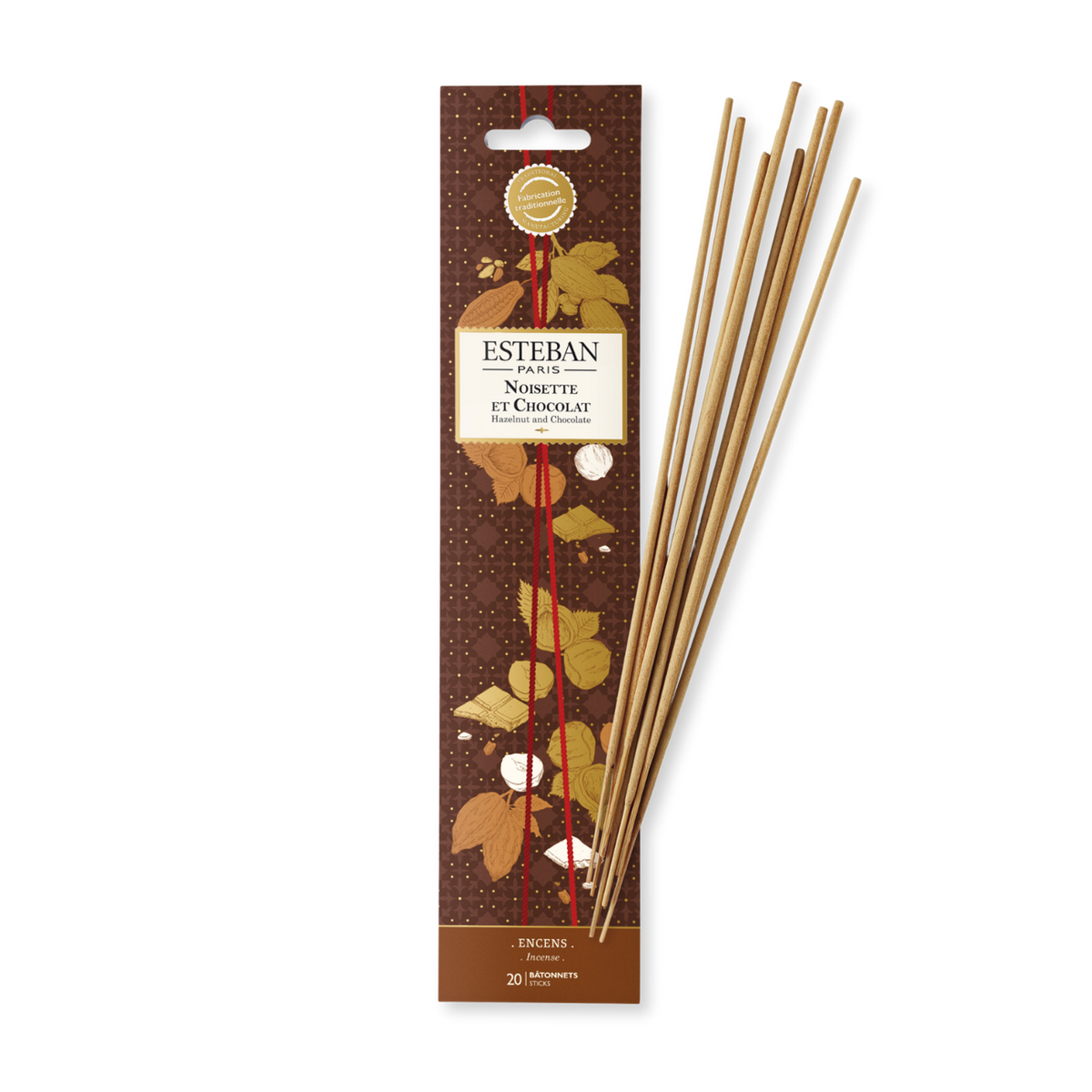 Indian Incense - Hazelnut & Chocolate - Limited Christmas Edition - 20 sticks