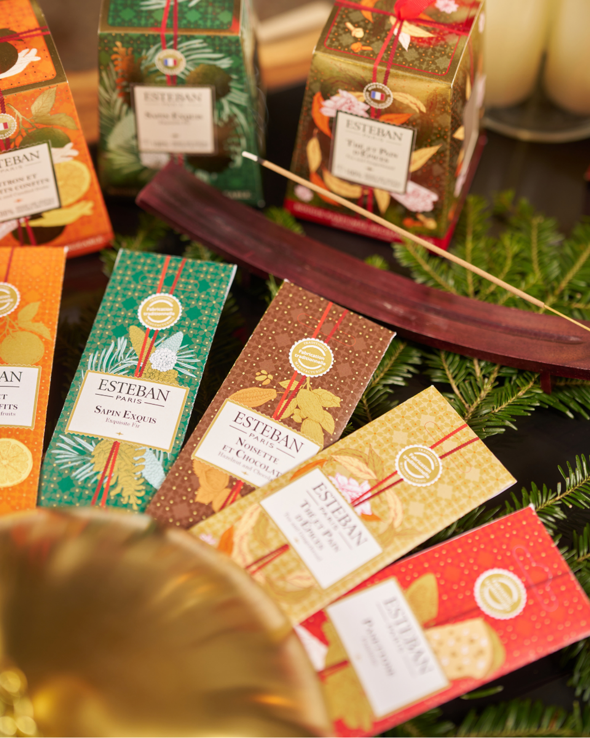 Indian incense - Panettone - limited Christmas edition - 20 sticks