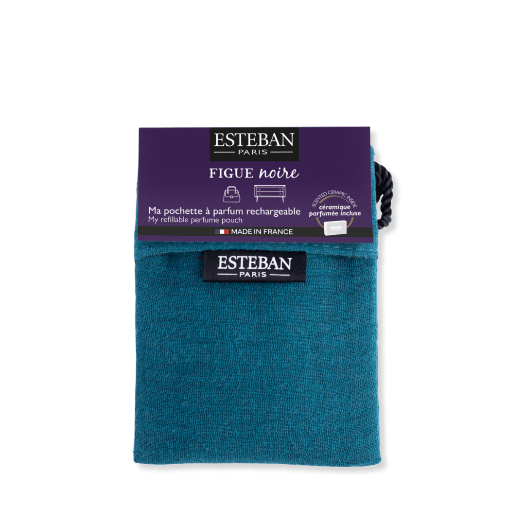 Pochette à parfum - Figue Noire - coloris Bleu