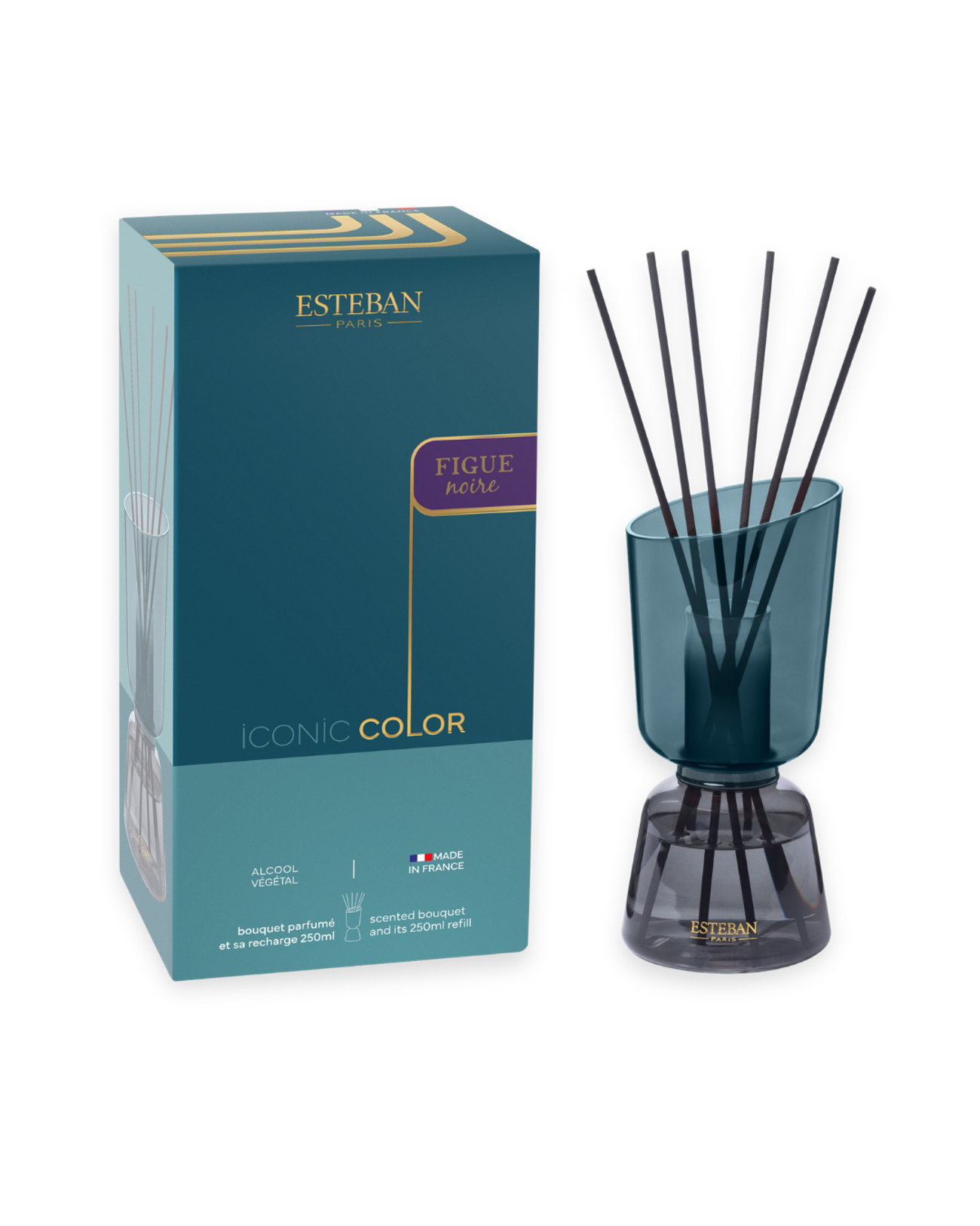 Scented bouquet - Figue Noire - Iconic Color - refillable - 250mL