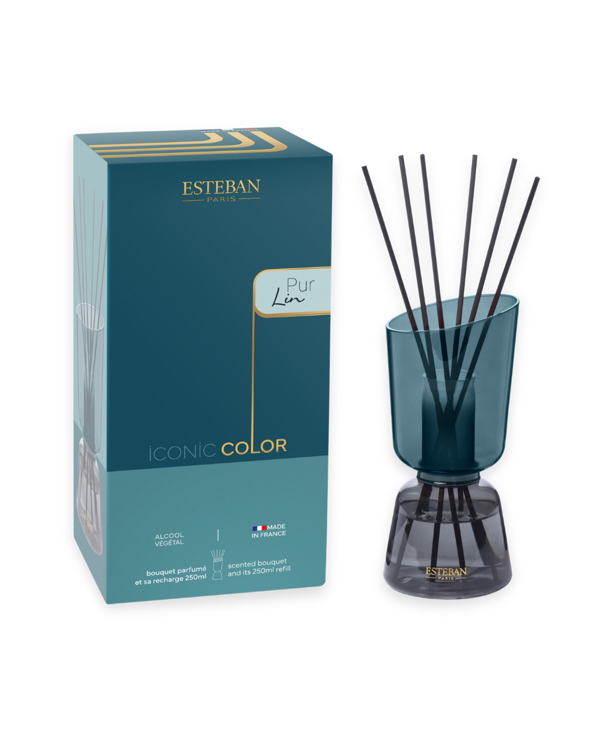 Scented bouquet - Pur Lin - Iconic Color - refillable - 250mL