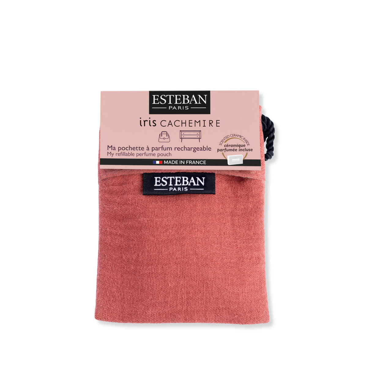 Perfume pouch - Iris Cachemire - couleur Terracotta