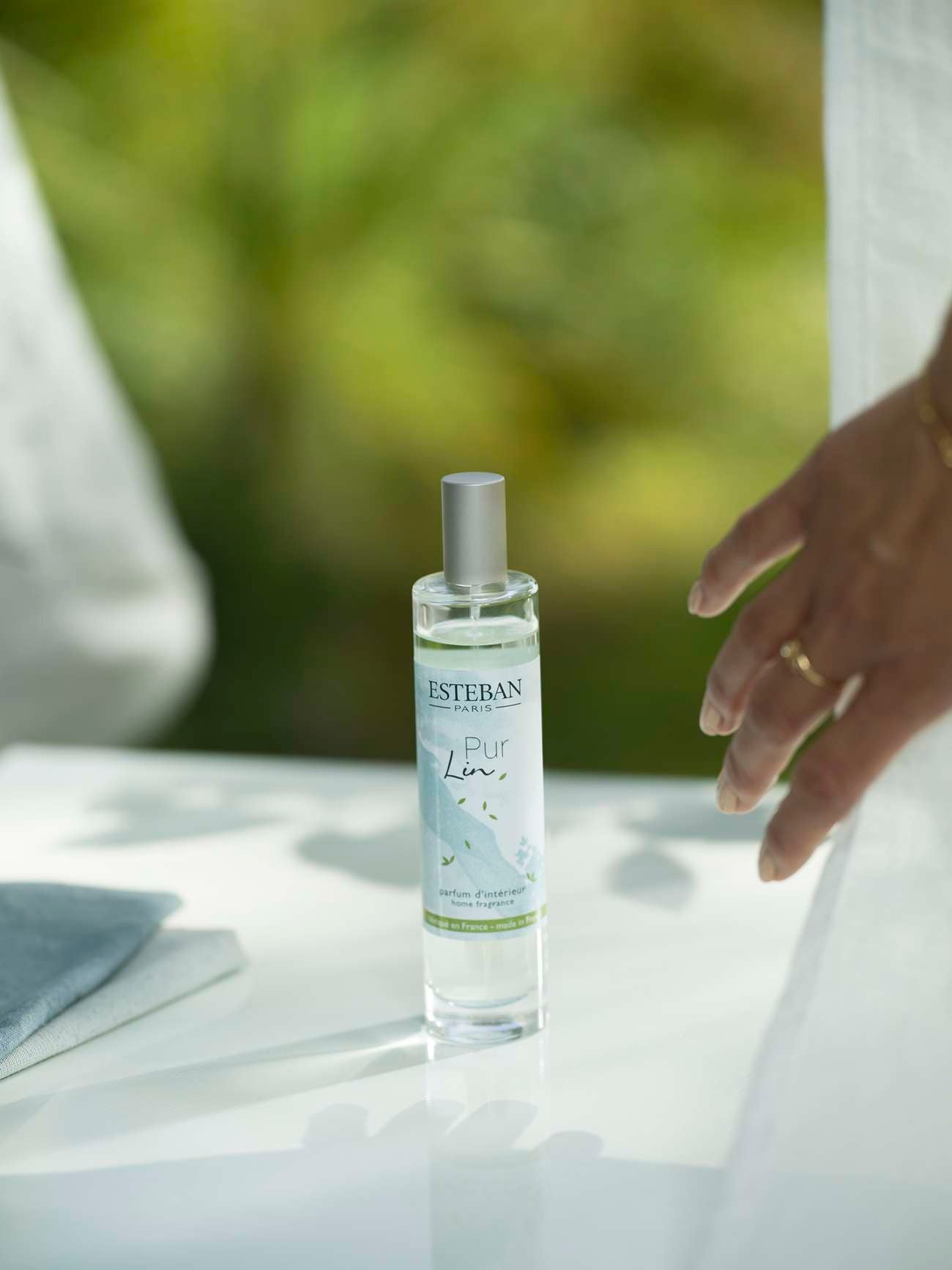 Vaporisateur d'ambiance - Pur Lin - 75mL | Estéban Paris Parfum